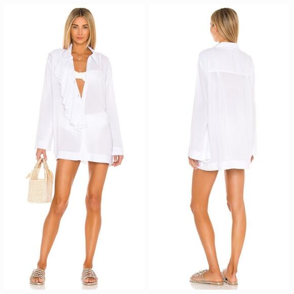 Tularosa Dresses & Skirts - Tularosa Adelynn Tunic Top in White XL
